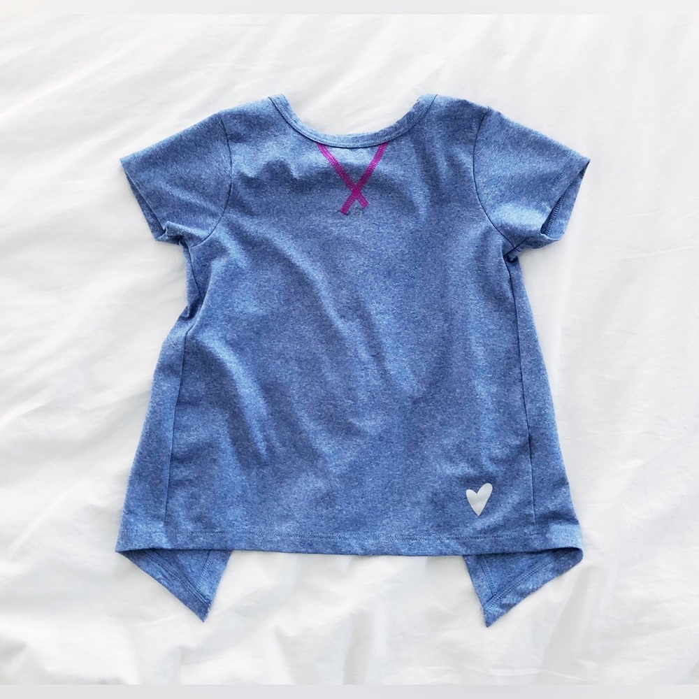 Girls Crewcuts Activewear Open/Tie Back Top Size 4/5